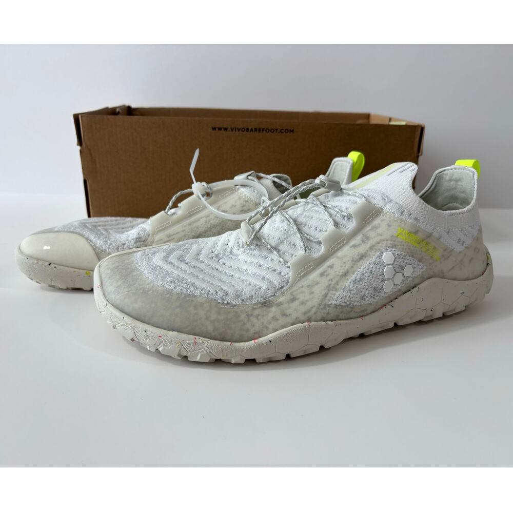 VivoBarefoot Men's Primus Trail Knit Limestone Size 9 EU 42 New